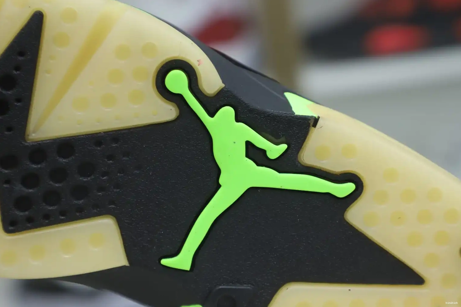 6 RETRO JORDAN GREEN' Kimikick AIR 'ELECTRIC 0619